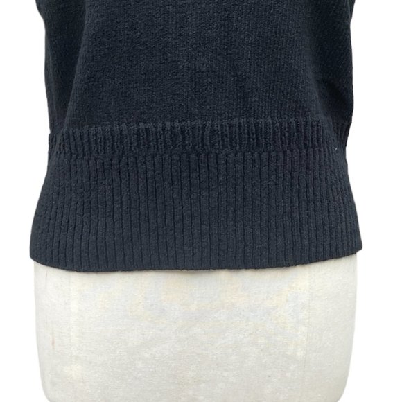 Madewell Minton Double Scoop Neck Boho Festival Neutral Knit Sweater Tank Top-S - Picture 4 of 15